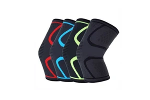 Knitted Knee Sleeve Sport Breathable Protect Elastic Knee Brace