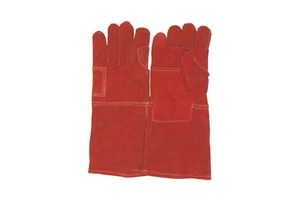 Welding Gloves Custom Logo Leather Men Women High Quality Safety Work Protection Moisture-Wicking Breathable 10 Inch