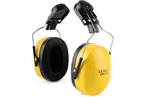 Cap-Mounted Earmuff Noise Cancelling Helmet Attachable Ear Muffs Blocking Sound Reduction Ear Protection For Construction Site