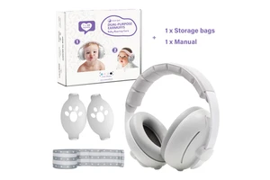 2 In 1 Baby Earmuffs protection Casque Anti Bruit Adulte Cache-oreilles Headphones With Noise Cancellation Reduction Ear Muffs