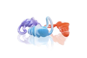 3 Layers Reusable Silicone Soft Earplugs for Sleep Physical Noise Cancelling Sound Insulation Hearing Protection Swim Waterproof