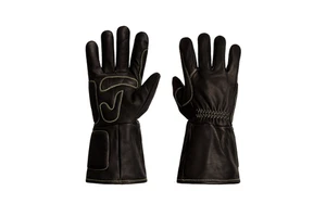 Heavy-Duty XL Leather Welding Gloves Breathable and Heat Resistant for Work Hand Protection with Mig Welding