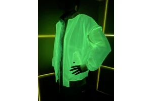 Rainbow Reflective and Glow in the Dark Fabric for Reflective Jacket