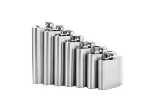 Wholesale Whisky Wine Pot Alcohol Bottle Portable Pocket 1-20 Oz Stainless Steel Hip Flask