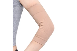 Cold-Proof Warm Compression Anti-Slip Sports Arm Sleeves Fixed Straps Soft Elbow Support for Crawling Spring Use Pain Relief