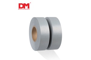 EN 20471 Certificated Polyester Silver Reflective Fabric Tape Material Product for Safety Garment