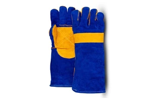 Heavy Duty Industrial Use Welding Gloves Cowhide Leather Mig Welders Gauntlet Heat Resistance Customized Color