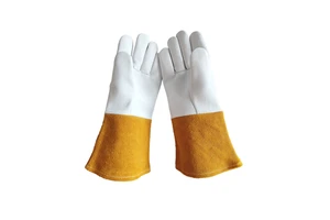 OEM Safety Labor Work Protection Electric Welding Full Grain Leather Gloves