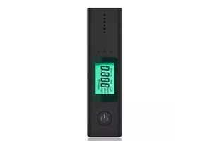High-Accuracy Quick Response Portable Breath Alcohol Tester With Rechargeable Battery and Tri-color Display for Personal Use