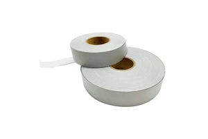 High Visibility Retro Reflective Trim Tapes Reflecting Fabric HT302 Metal Silver 5cm Sew-On for Hi Vis Reflective Clothing