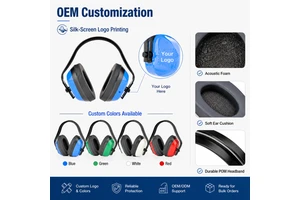 New Arrival Reliable Foldable High Decibel Hearing Protectors for Industrial Workshop