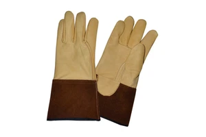 High Quality Goat Skin Leather Welder Work Gloves Kevlar Liner Heat Resistant Fireproof Molten Metal Splash Protection Welding