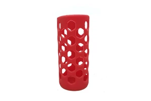 Wholesale Custom Soft Elastic Protective Rubber Cover Silicone Sleeve for Glass Water Bottle Heat-resistant Silicone Cover