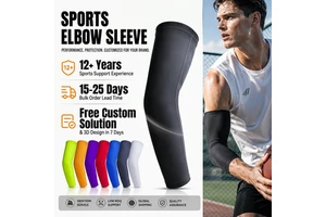 10-30-Discount in Stock Golf Arm Sleeves Sublimation Riding Basketball Quick Dry Sun Protection Arm Sleeve Running Cycling Arm