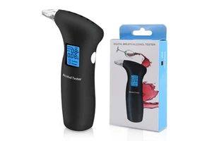 Wholesale Customized Alcohol Tester Detector Blowing Type Special Breath Alcohol Tester for Check Alcohol Home Car Breathalyzer