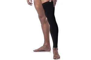 Compression Copper Full Leg Sleeves Long Protect Leg Sleeve for Basketball Arthritis Cycling Sport