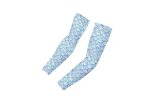 Professional Adjustable Men's Arm Sleeves 100% Acrylic UPF50+ Anti-UV Safety Elbow Protection Summer Outdoor Sports US SPORTS