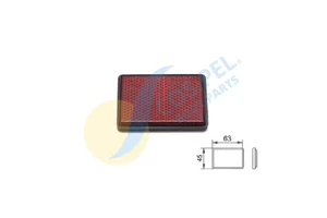 New COS.PEL. RED Electrical Components Reflector-For Replacement/Repair 4.5cm Brightness