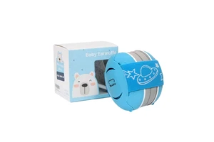 Baby Earmuffs Headband Type Intrinsically Safe Hearing Protection 25dB Noise Reduction Foldable Reusable ABS Adjustable Kids