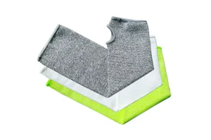 SKYEE Elastic Long Sleeve Hppe Glassfiber Fingerless Anti Stab Cut Tear Resistant Arm Protect Safety Gloves with Thumb Hole