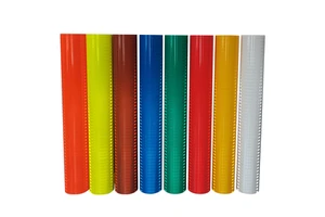 Factory Printed High Intensity Prismatic Waterproof Reflective Sheeting Material for Traffic Sign