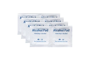 Individual Packing Alcohol Prep Pad Multiple Sizes 6x3, 6x6, 6x12, 12x16cm