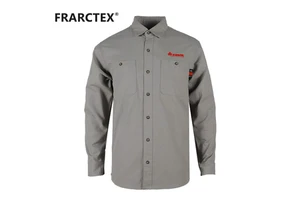 Whole FR Shirts Flame Resistant Shirts Modern High-Quality Breathable FRC Construction Work Wear Shirt For Electricians