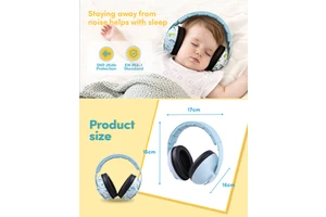 HQ Infant Earmuffs For Sleeping Soft Comfort Baby Noise Cancelling Ear ProtectionToddler Hearing Guard Sound Block Ear Muff