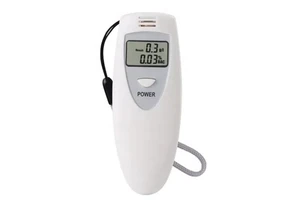 White Portable Single Screen Alcohol Tester Alcohol Concentration Tester Breathable Tester