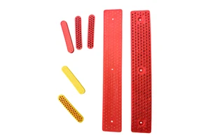 High Brightness Panel Elements Cats Eye Reflective Glass Beads Reflector Plastic Panel Reflector