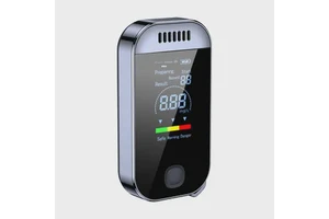 High-Sensitivity Rechargeable Alcohol Tester with Color LED Screen Safe Driving Device to Detect Consumed Alcohol