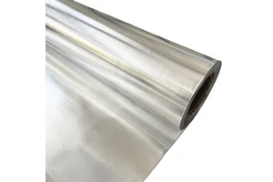 Double Sided Reflective Aluminized Polyester Film / Radiant Barrier / Aluminium Foil Woven Fabric