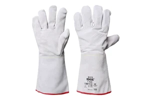 Ansell 48216 Men's Custom Leather Work Welding Gloves with Straight Thumb and Stick Welding Protection