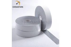 High Visibility Stretchable Elastic Single Reflective Fabric Reflective Stripes Tape for Clothing