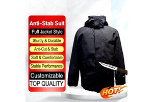 Factory Wholesale Customizable HPPE Cut Resistant Jacket, Anti-stab Wearproof Safety Protective Clothing for Outdoor Labor Secur