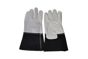 Heavy Duty Cowhide Leather TIG MIG Welding Gloves Heat Resistant Safety Work Gloves with Long Cuff
