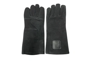 Multi Style Cow Split Leather Heavy Duty Welding Gloves Velvet Cotton Lining-Durable High-Heat Resistant Fireproof Customizable