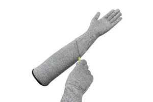 Extended anti-cut protective sleeve, 5-level anti-scratch long-length protective arm, industrial anti-cut sleeve cover