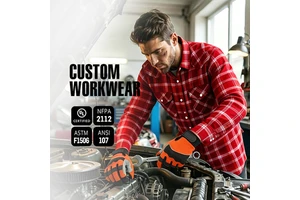 Custom Flame Retardant Work Shirt NFPA2112 Certified FR Plaid Shirt Fire-resistant Clothing For Electric And Oilfield Worker