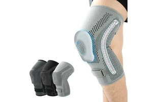 Best Selling Workout Sport Running Knee Silicone Pads Protective Gear Knee Brace Knee Sleeve