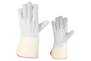 Thumb Cowhide Cuff Goat Leather TIG Welding Gloves Safety Gloves