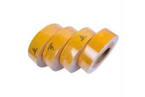 Reflective Sheeting Banner /Reflection Materials Yellow Reflective PVC Tape for Truck/car Marking