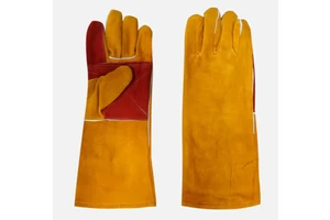Leather welding gloves