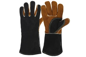 Safety Work Wear Heavy Duty Industrial Welding Gloves Heat Resistant Moisture-Wicking Anti-Chemical Silicone-Free 7-11 oz
