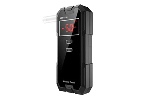 Factory New ACT UDE-FA30 Breathalyzer Fuel Cell Sensor Alcohol Tester with 2.0 Inch LCD Display and 50 Test Records