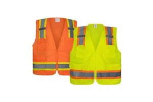 Wholesale Security Vest Construction High Visibility Work Reflector Clothing Signaling Safety Reflective Vests