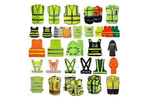 Reflective T-shirt Safety Clothing Safety Vest Visibility High Elastic Fluorescent Green Shirt Children's Hi Vis Vest