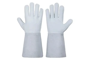 Premium Quality Industrial Leather Tig/Arc Welding Gloves Heat Resistant Anti-Slip Customizable for Export Sale
