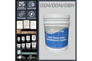 High Quality Brushable Sprayable Rooftop Cool Roof Coating Exterior Wall Heat Insulation Reflective Paint Metal Modern Outdoor