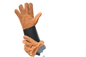 Welding Gloves Double-layer Heat Insulation Puncture Resistant Welding Gloves Garden Working Safety Gloves